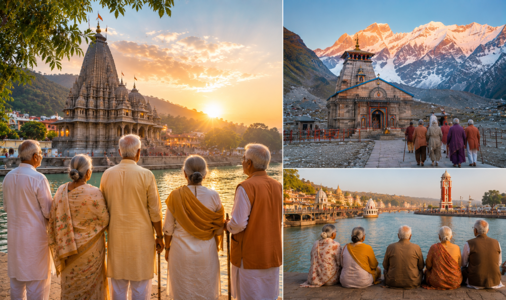 Sacred journeys at golden hour